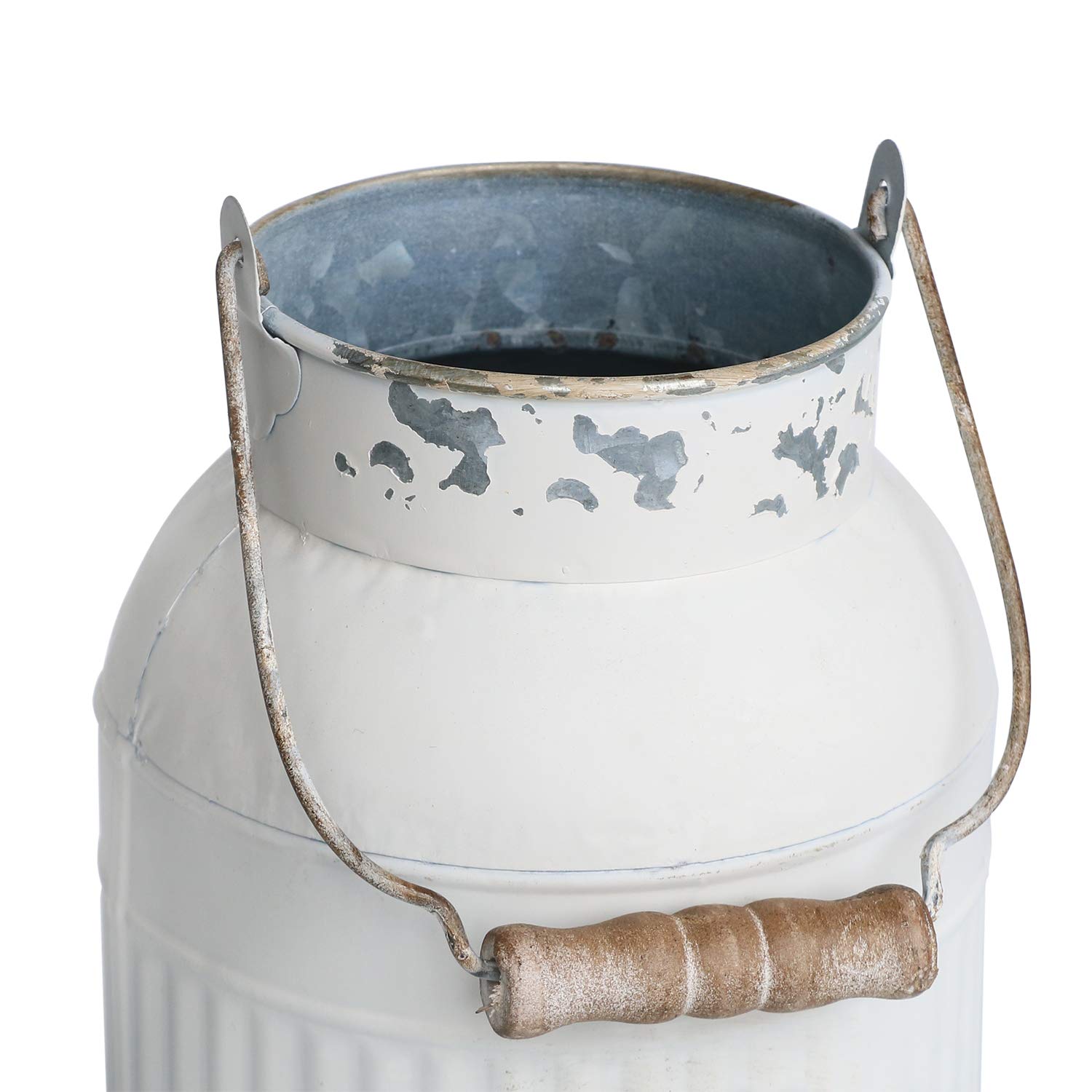 French Country Light Blue Rustic Jug Vase