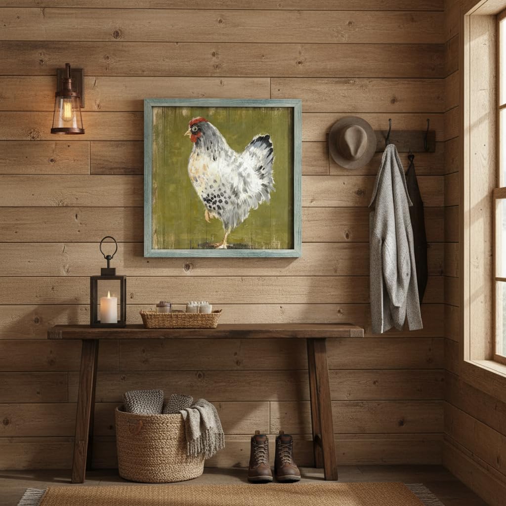 Vintage Rooster Farmhouse Kitchen Wall Art