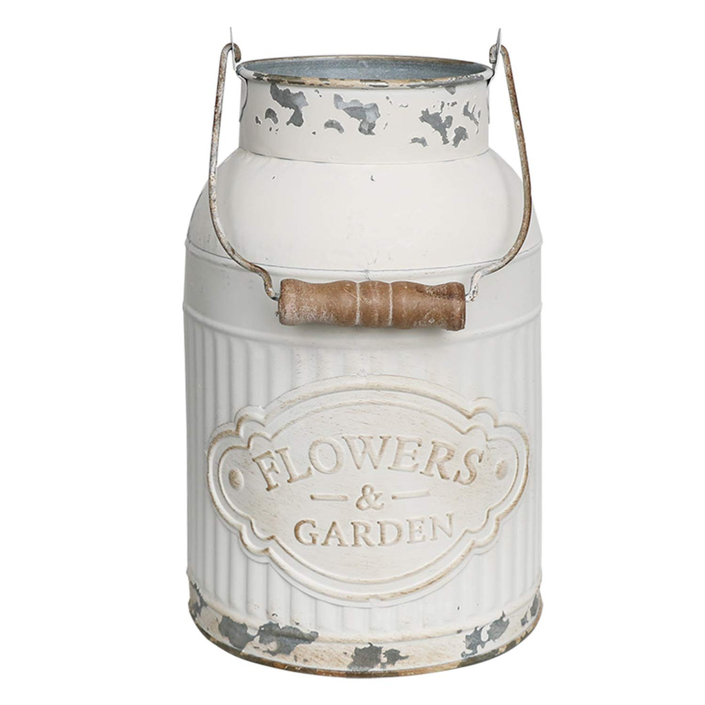 French Country Light Blue Rustic Jug Vase