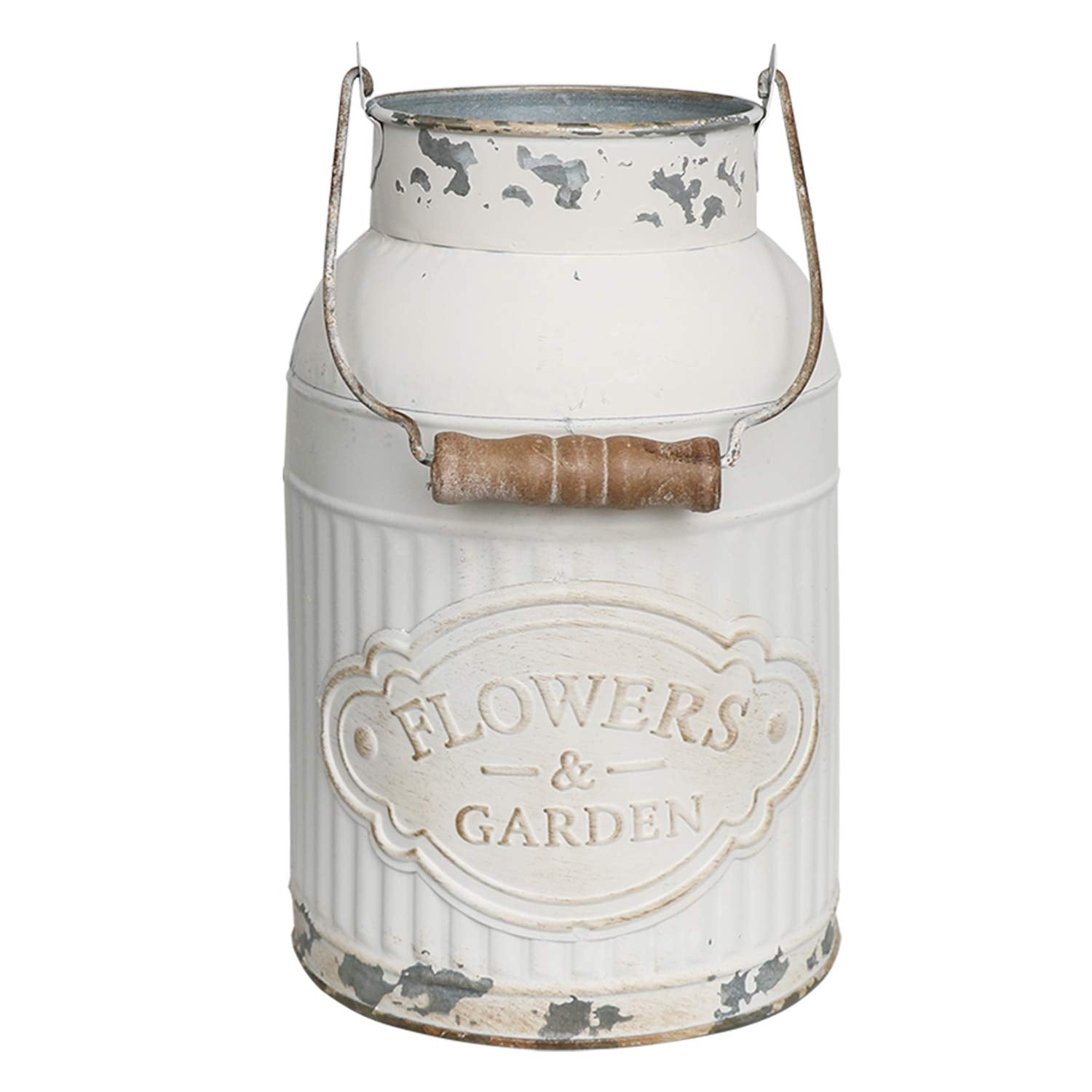 French Country Light Blue Rustic Jug Vase