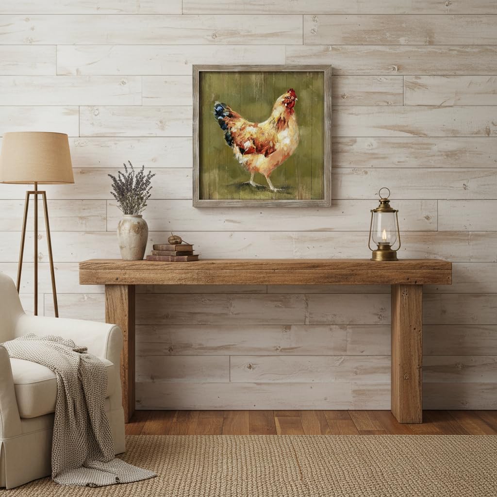 Vintage Rooster Farmhouse Kitchen Wall Art