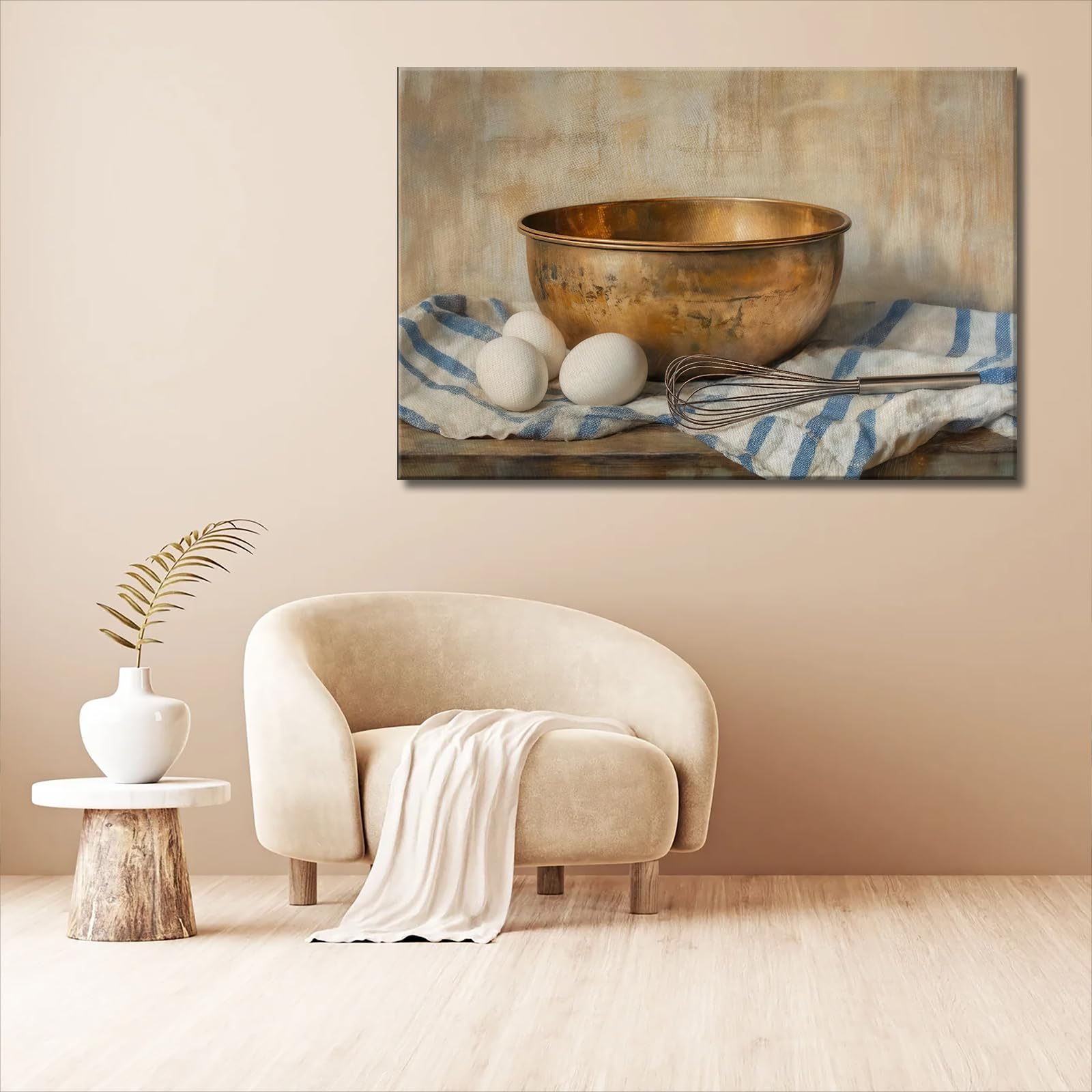 Framed French Country Kitchen Wall Art