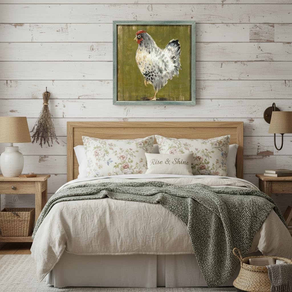 Vintage Rooster Farmhouse Kitchen Wall Art