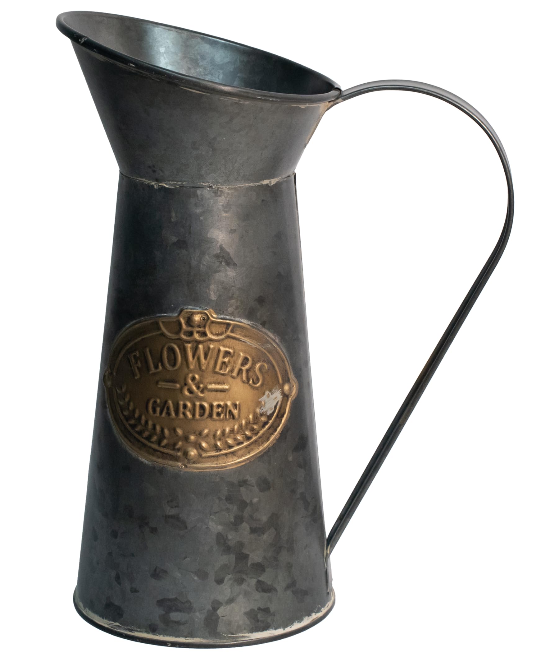 French Country Light Blue Rustic Jug Vase
