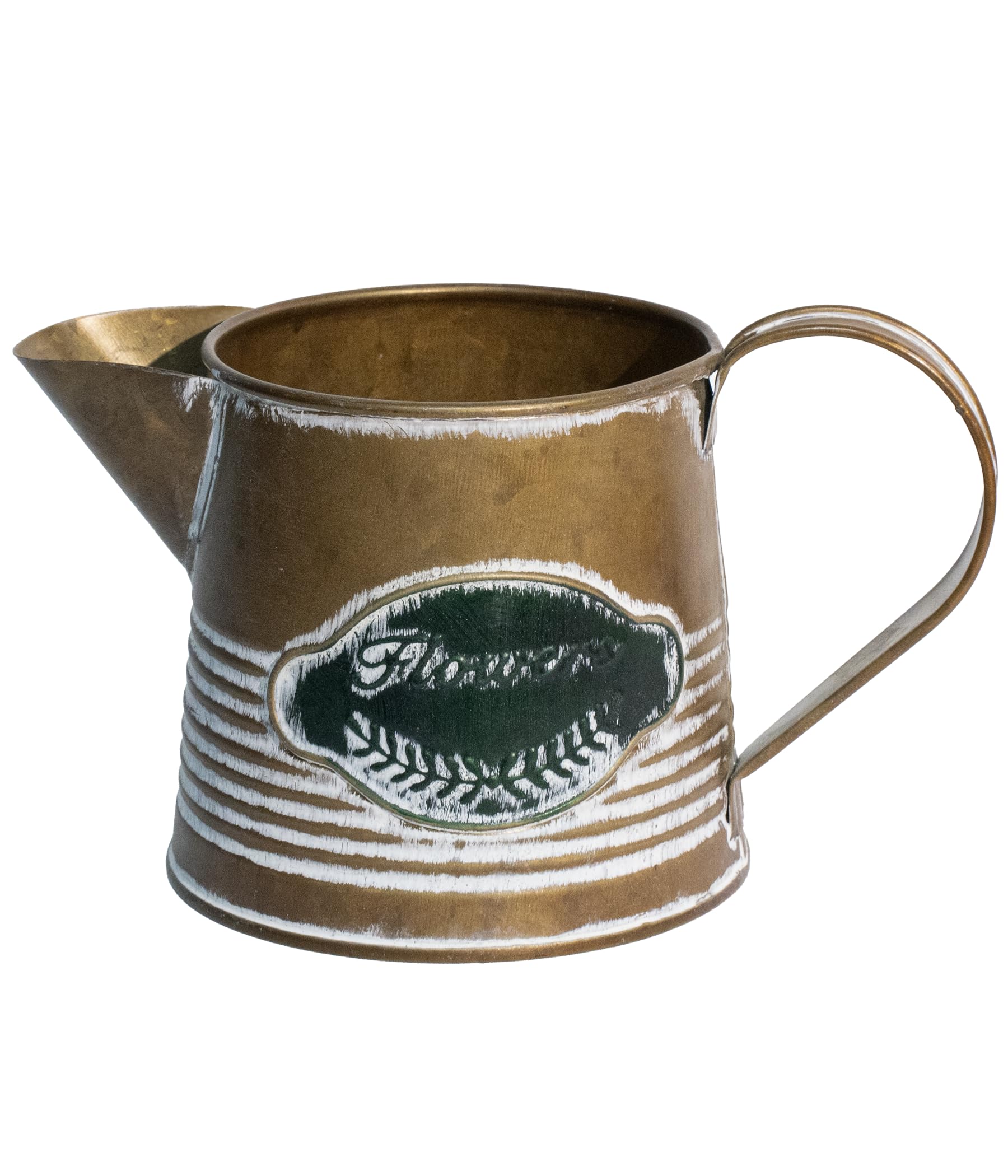 French Country Light Blue Rustic Jug Vase
