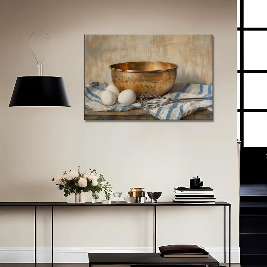 Framed French Country Kitchen Wall Art