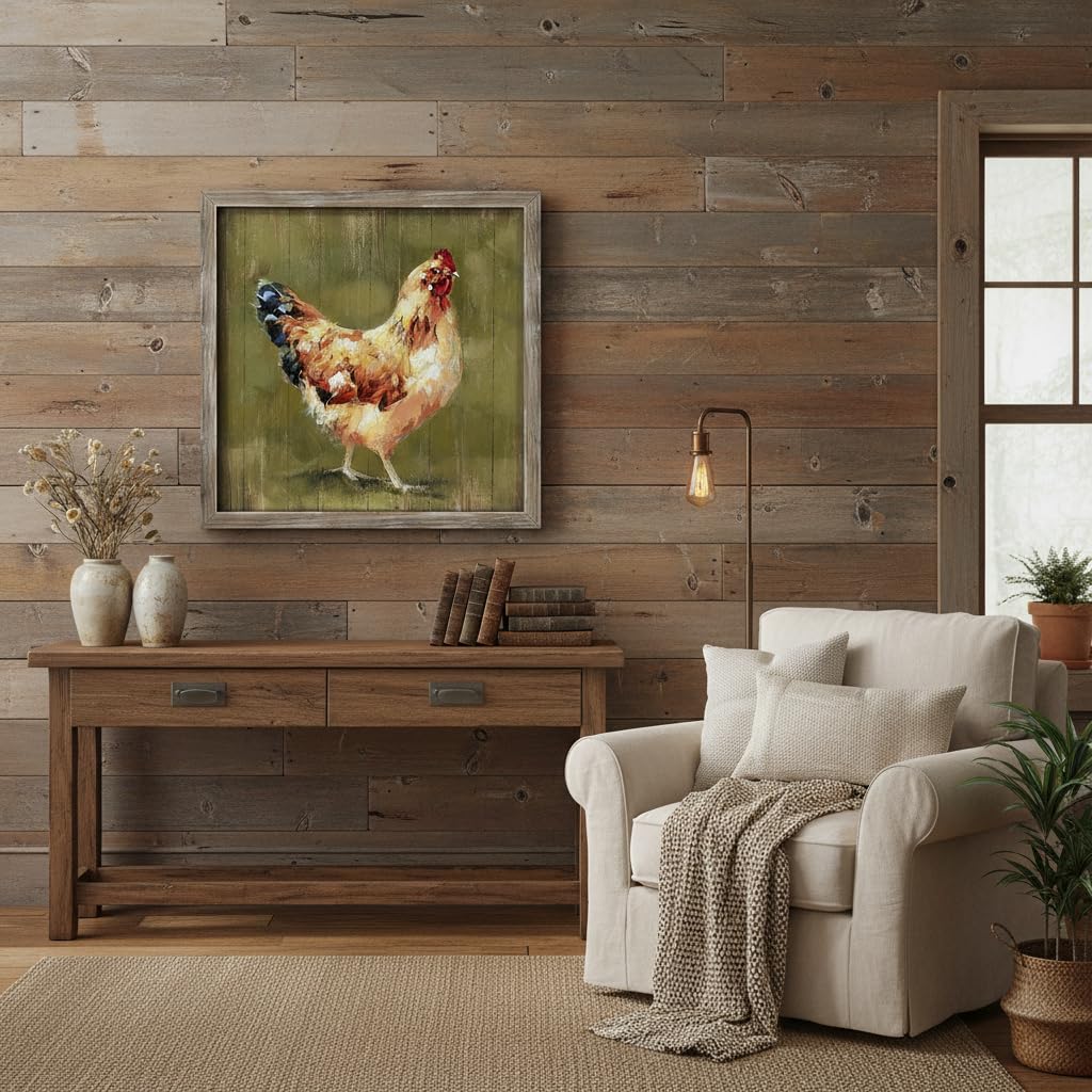 Vintage Rooster Farmhouse Kitchen Wall Art