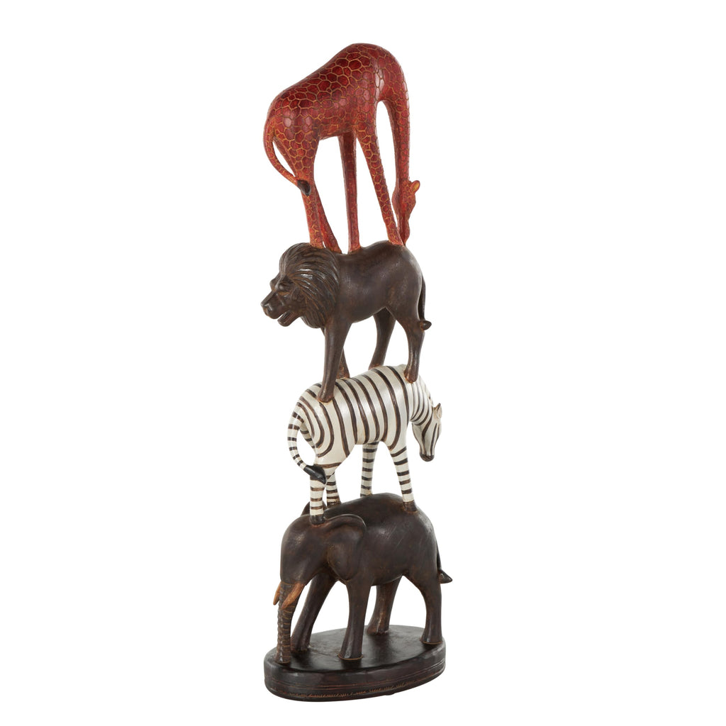 White Farmhouse Rooster Sculpture
