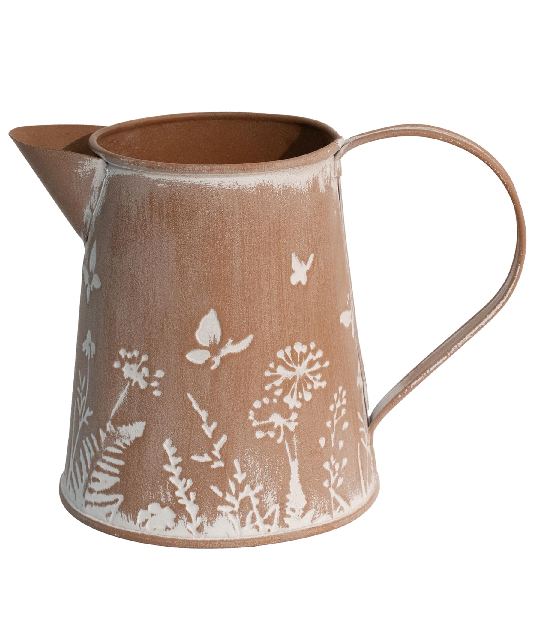 French Country Light Blue Rustic Jug Vase