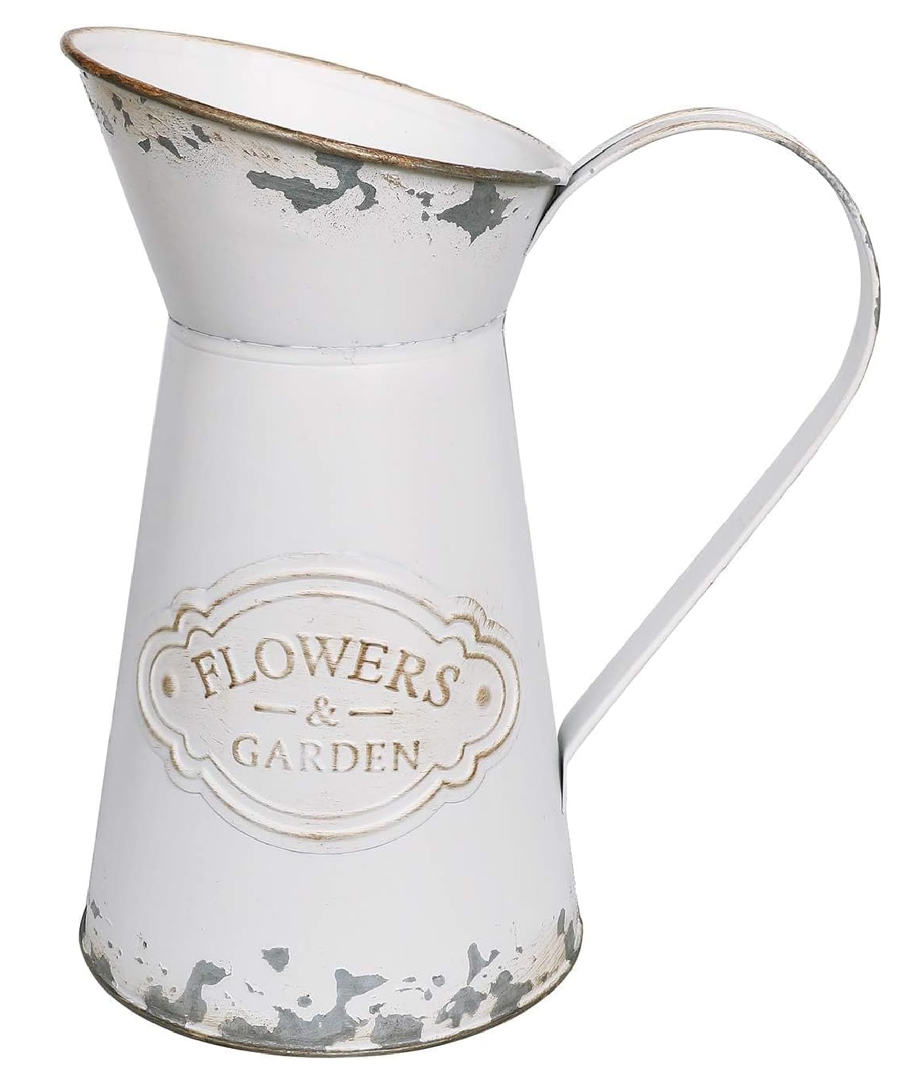 French Country Light Blue Rustic Jug Vase