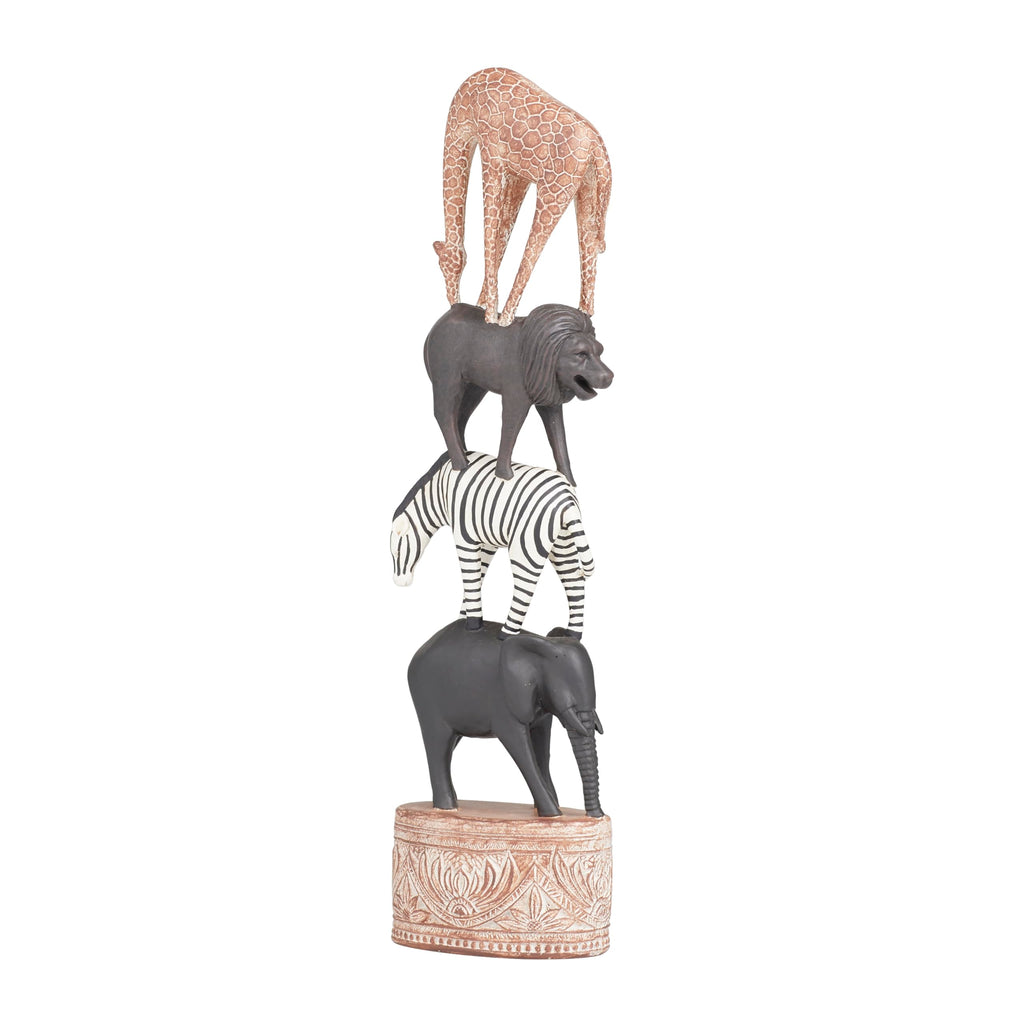 White Farmhouse Rooster Sculpture