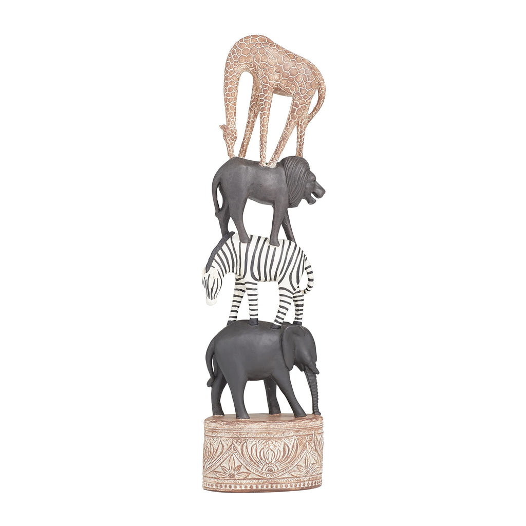 White Farmhouse Rooster Sculpture