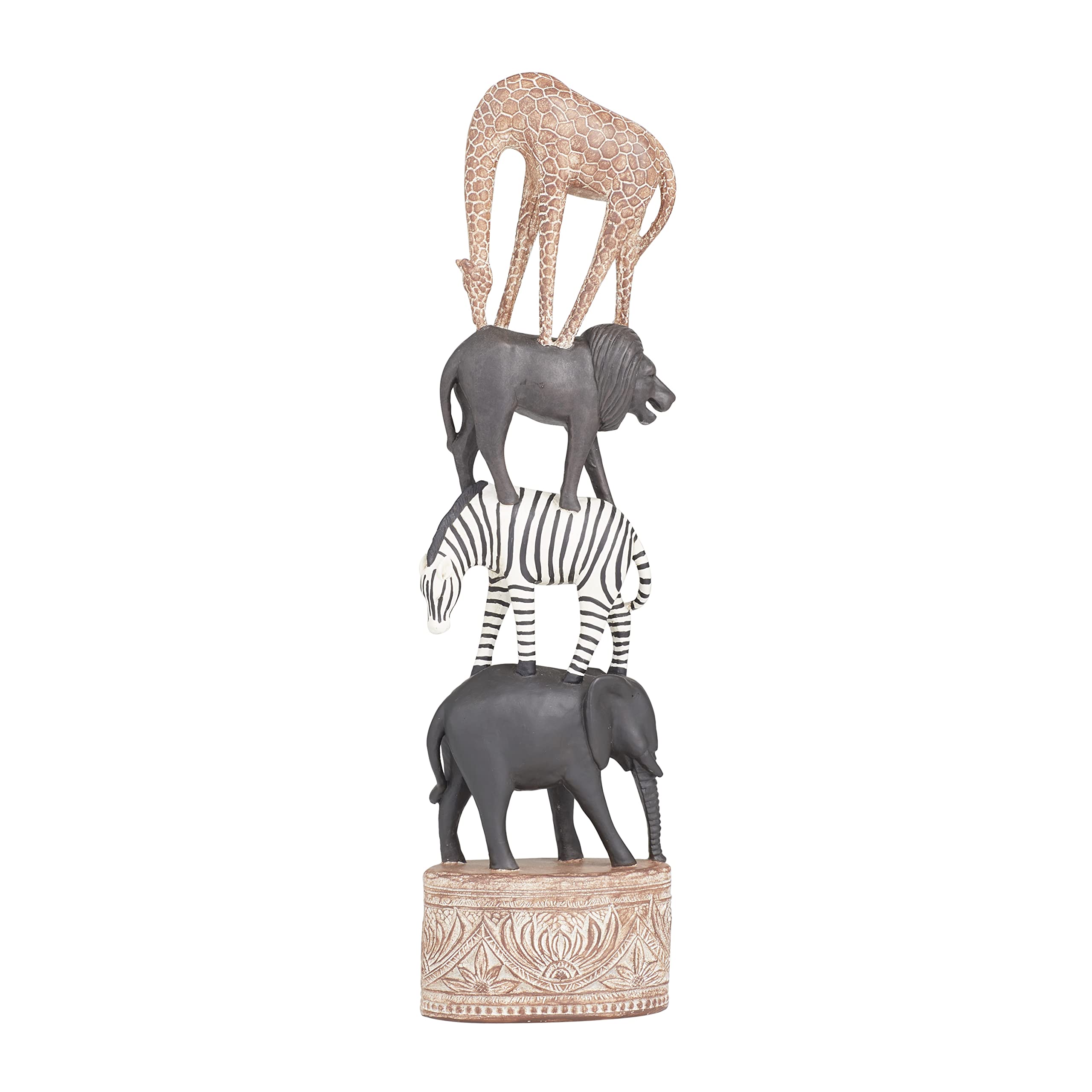 White Farmhouse Rooster Sculpture