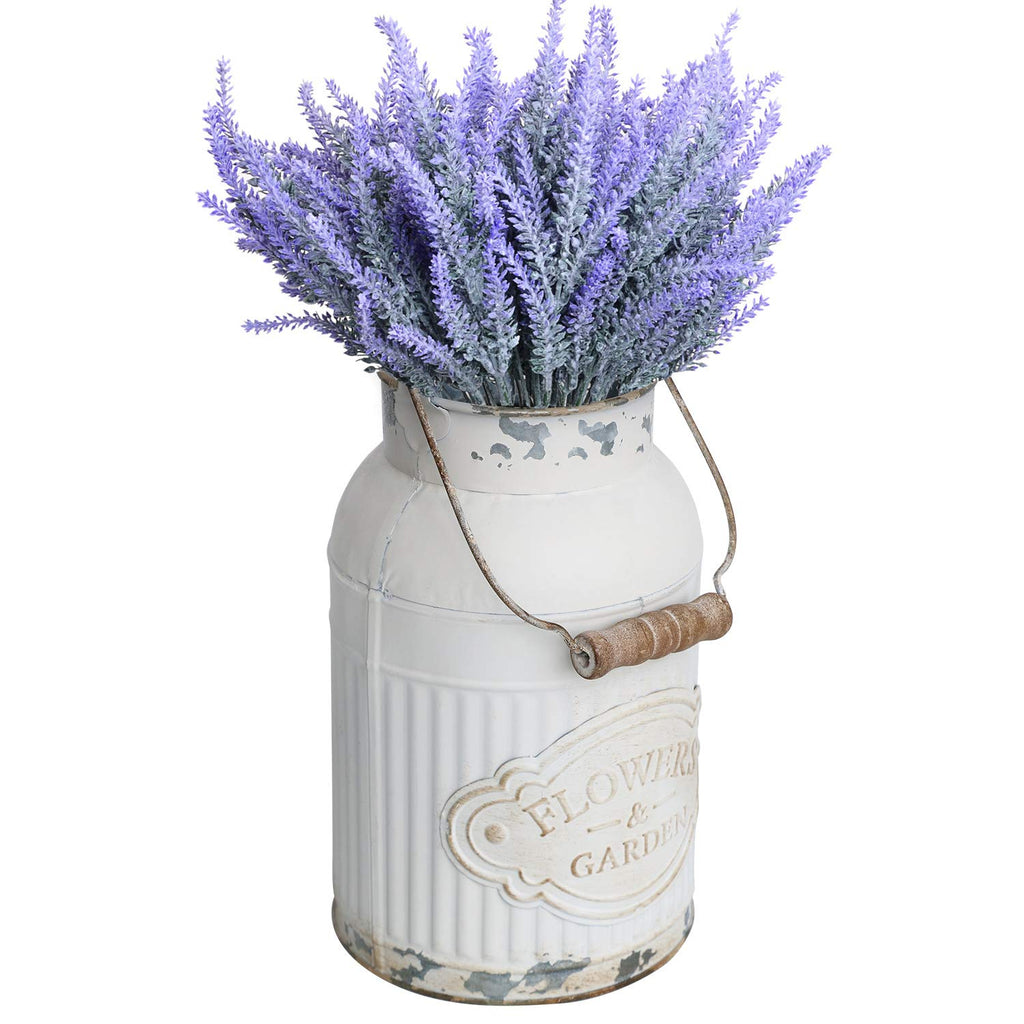 French Country Light Blue Rustic Jug Vase