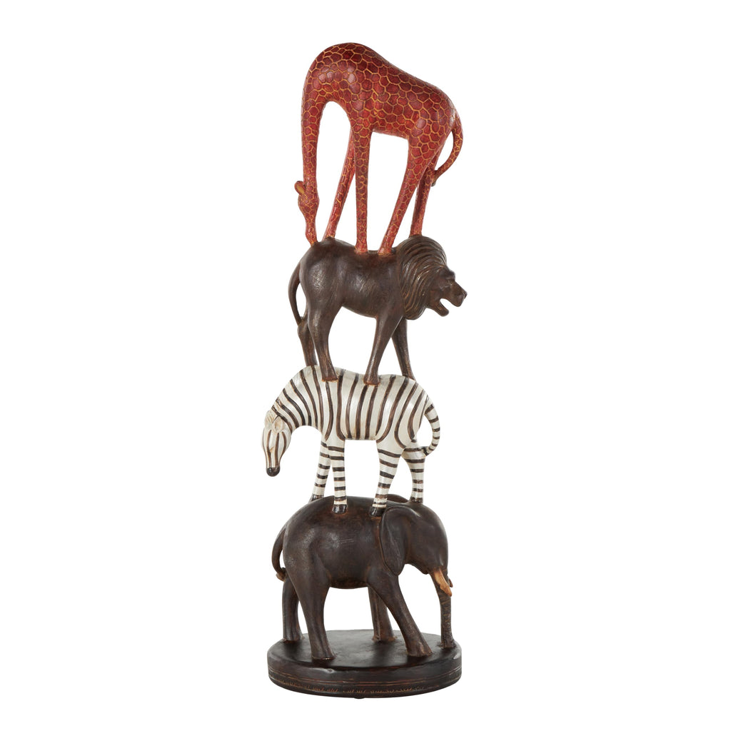 White Farmhouse Rooster Sculpture