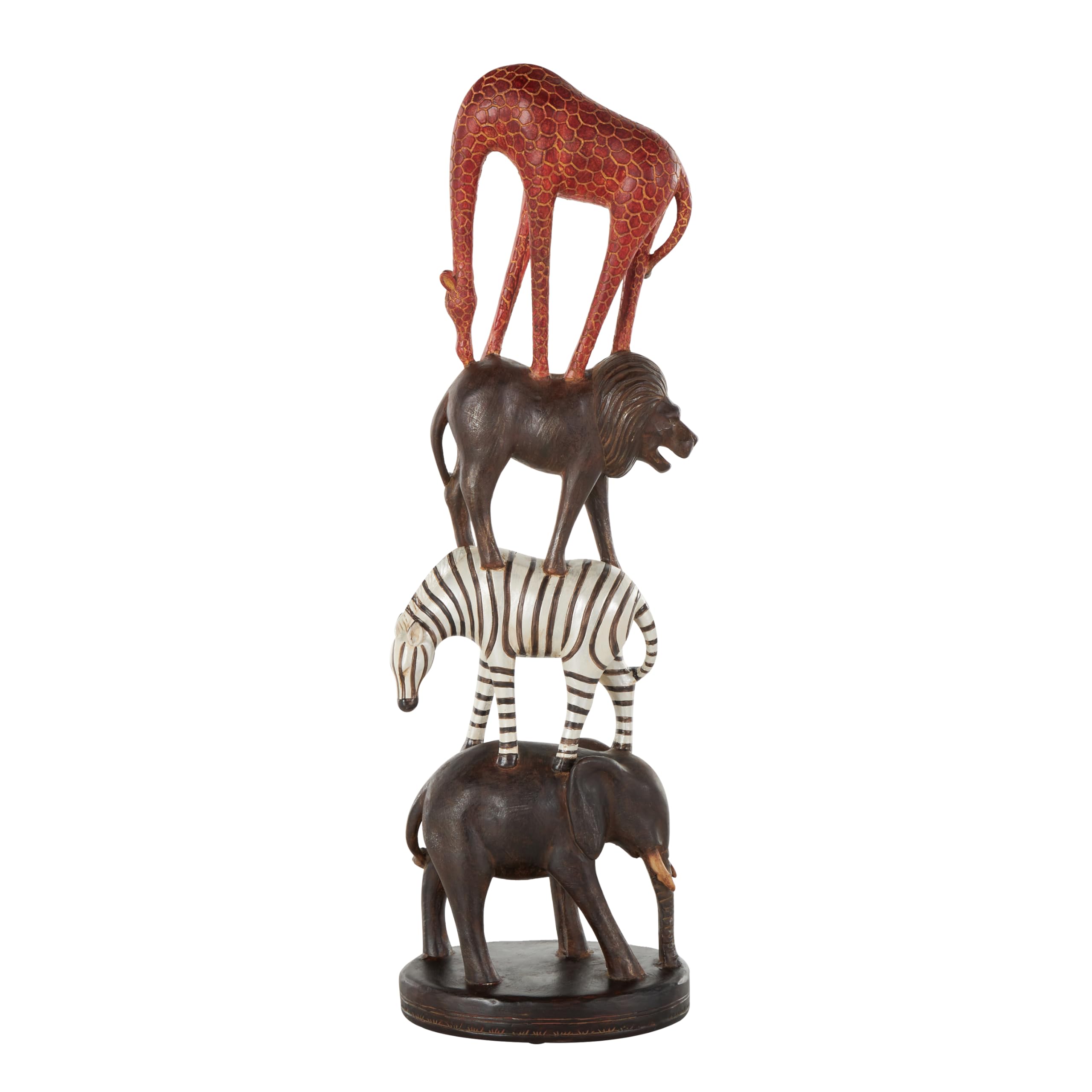 White Farmhouse Rooster Sculpture