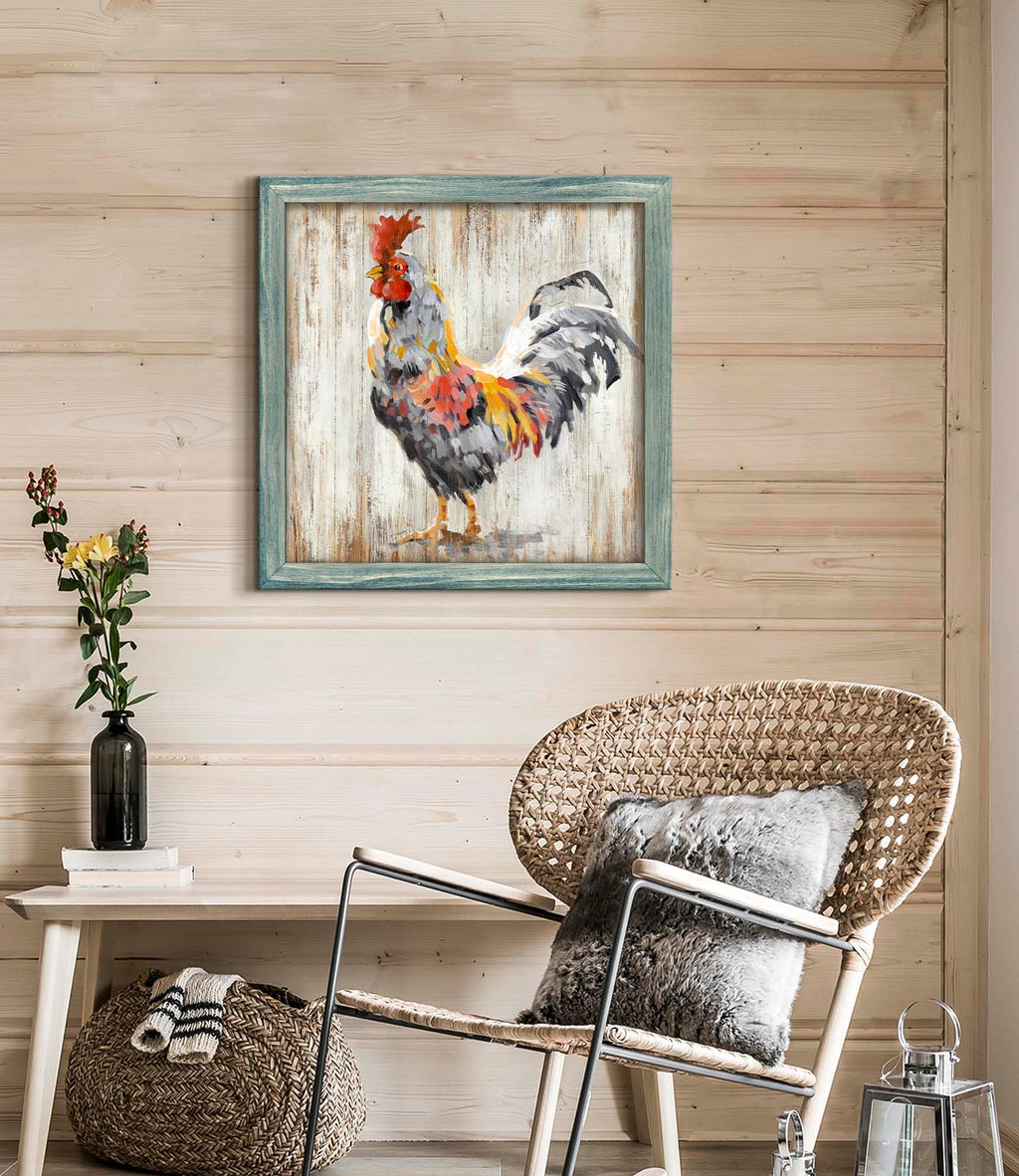 Vintage Rooster Farmhouse Kitchen Wall Art