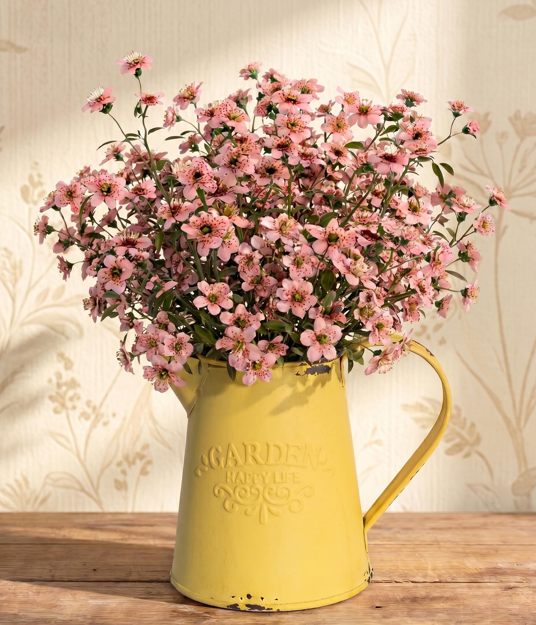 French Country Light Blue Rustic Jug Vase