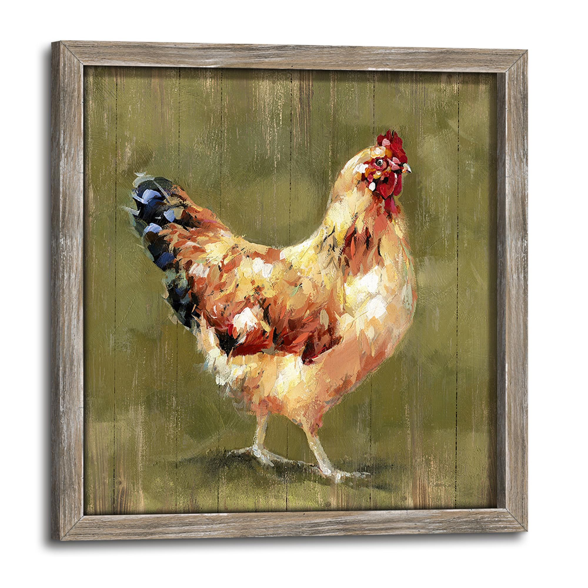 Vintage Rooster Farmhouse Kitchen Wall Art