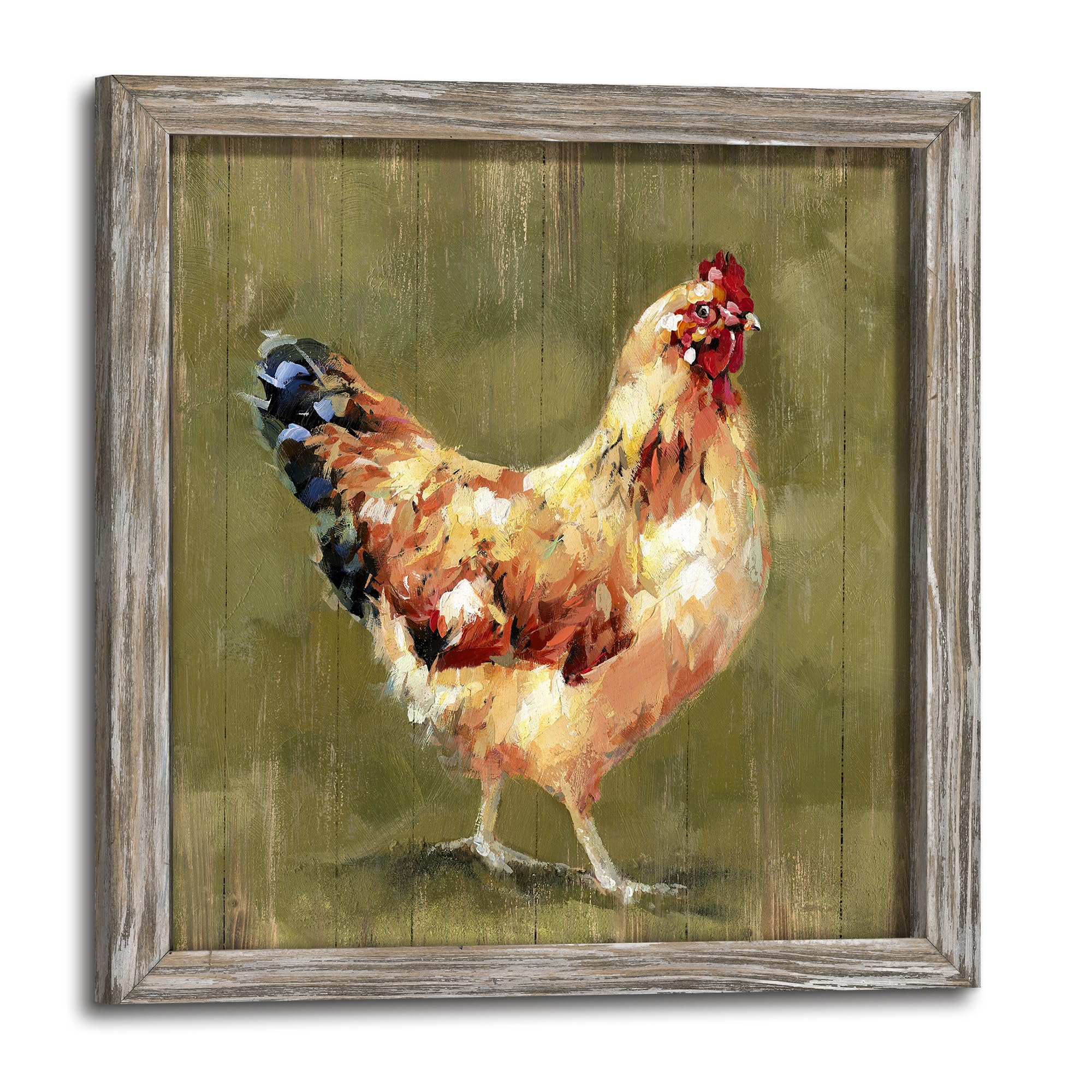 Vintage Rooster Farmhouse Kitchen Wall Art