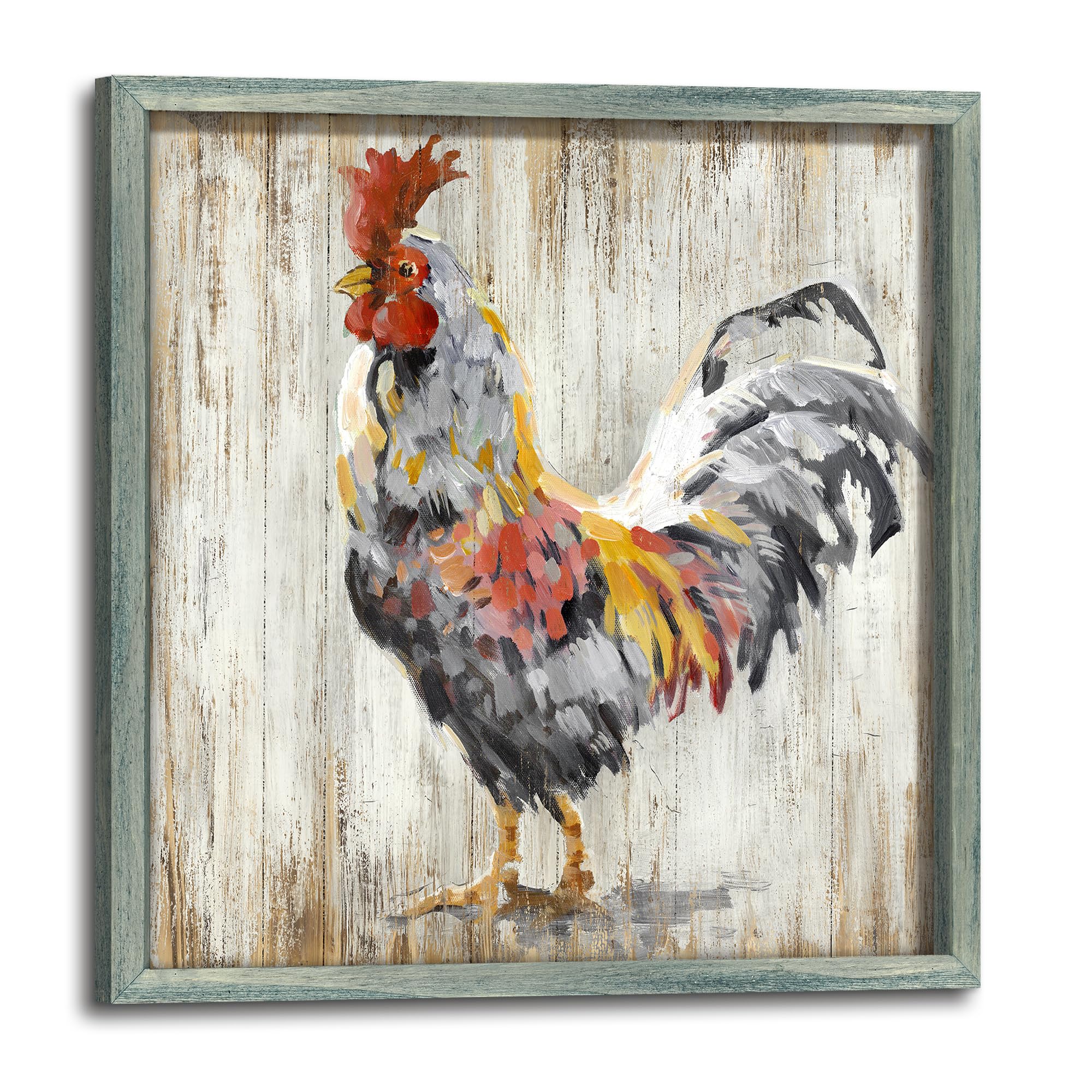 Vintage Rooster Farmhouse Kitchen Wall Art
