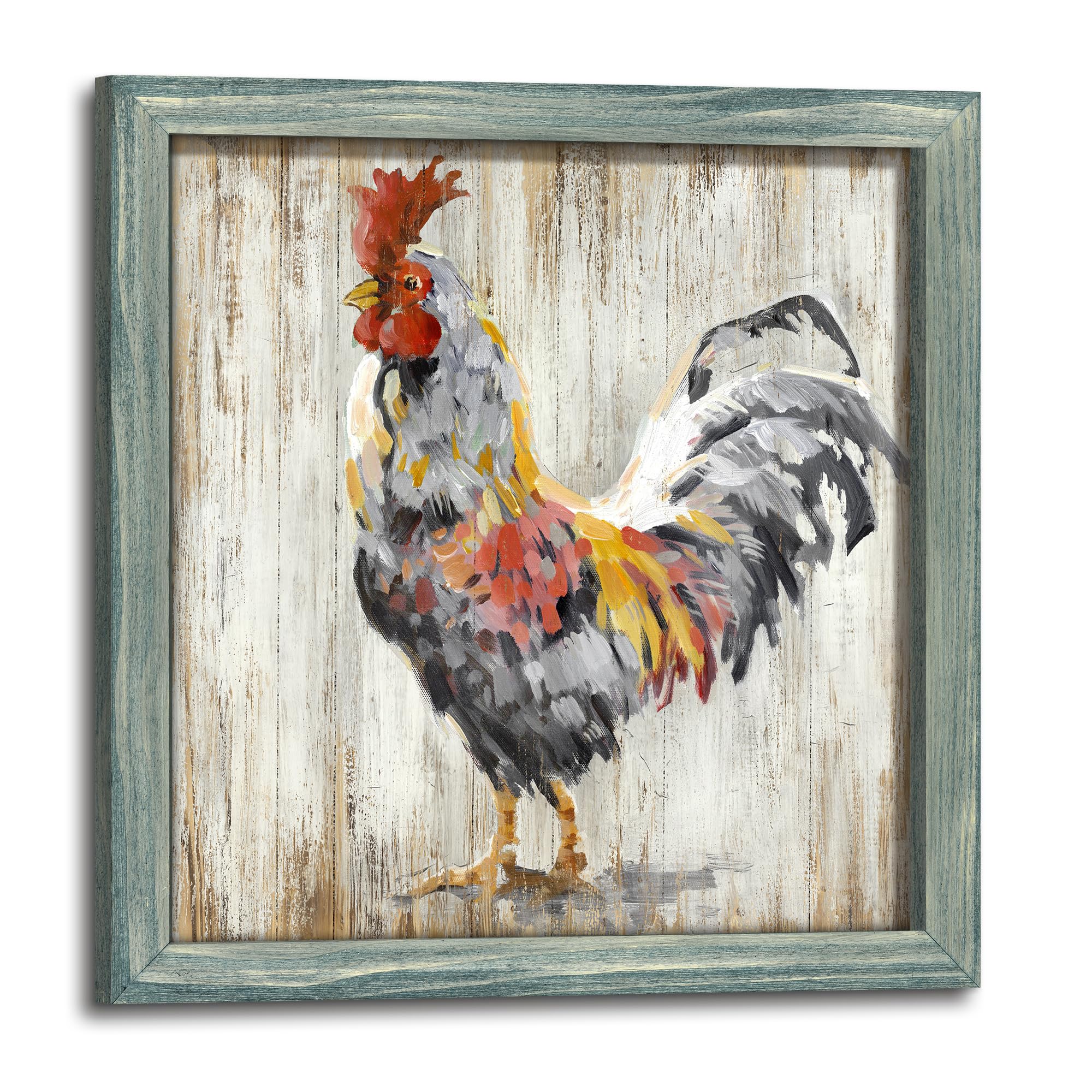 Vintage Rooster Farmhouse Kitchen Wall Art